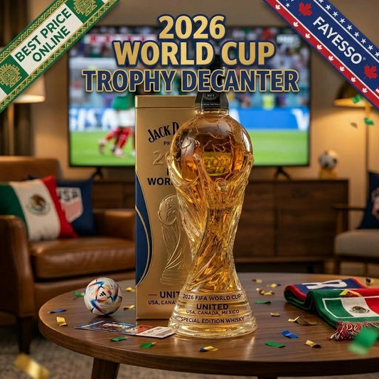 World Cup Commemorative Glass Decanter